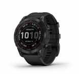 Garmin fenix 7 Solar Sapphire fekete DLC titnium fekete szilikon szjjal