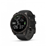 Garmin fenix 8 47mm AMOLED Sapphire, karbonszürke DLC titanium, fekete/sötétszürke szilikon szíjjal Garmin fenix 8 47mm AMOLED Sapphire, karbonszürke DLC titanium, fekete/sötétszürke szilikon szíjjal